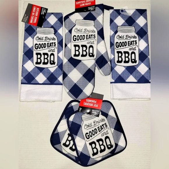 5 Piece Kitchen Set (Cold Drinks Good Eats and BBQ) - Picture 1 of 6